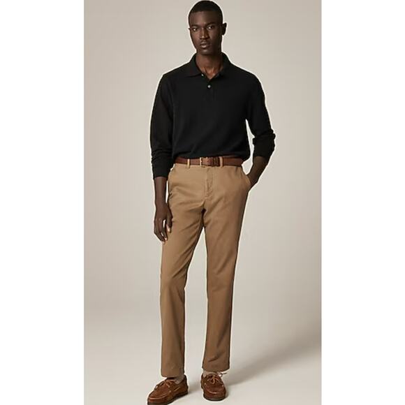 J.Crew 770 Straight-Fit Core Stretch Chino Pants Mens W32 L30 River Brown AR886 - Picture 1 of 10